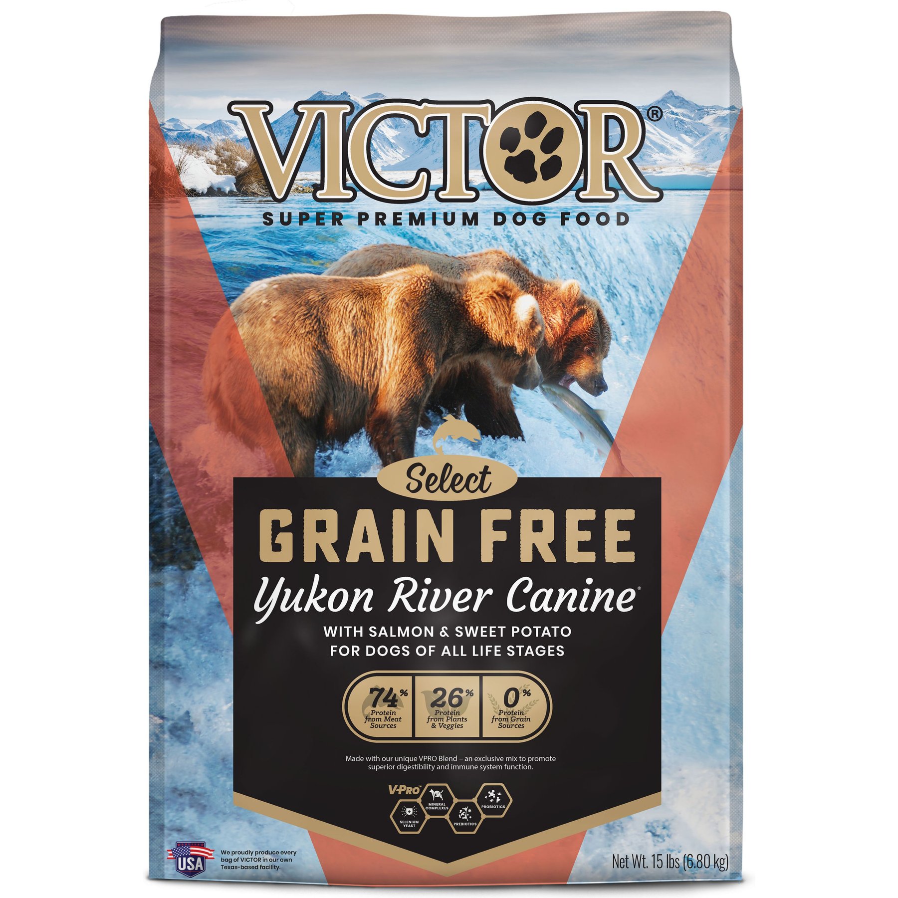 VICTOR Select Yukon River Canine Recipe Grain Free Dry Dog Food