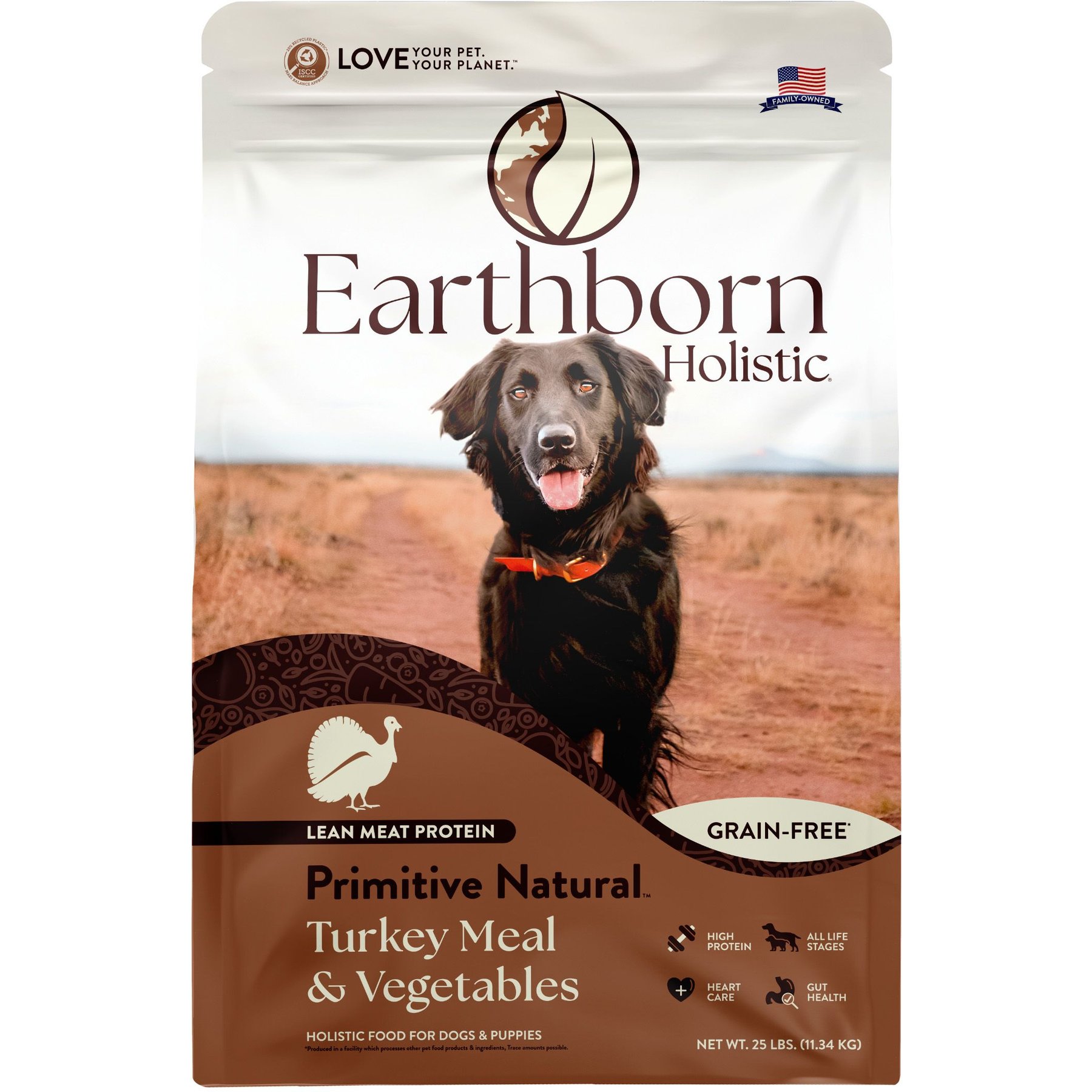 EARTHBORN HOLISTIC Primitive Natural Turkey Meal Vegetables