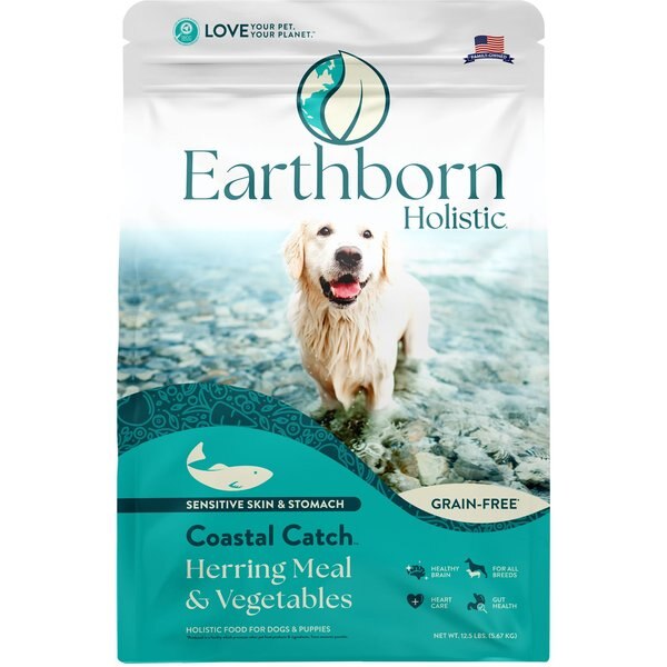 EARTHBORN HOLISTIC Primitive Natural Turkey Meal & Vegetables GrainFree Dry Dog Food, 12.5lb
