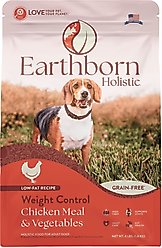 Earthborn Holistic Weight Control Chicken Meal & Vegetables Grain-Free Dry Dog Food, 4-lb bag slide 2 of 8