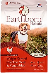 Earthborn Holistic Weight Control Chicken Meal & Vegetables Grain-Free Dry Dog Food, 12.5-lb bag