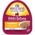 Wellness Petite Entrees Casserole Chicken Small Breed Natural Wet Dog Food, 3-oz cup, 12 count