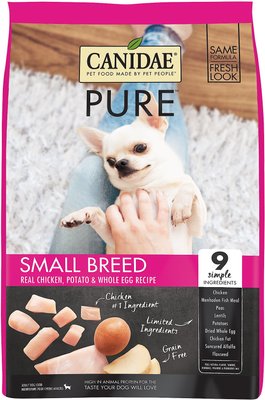 CANIDAE Grain-Free PURE Small Breed Limited Ingredient Chicken, Potato & Whole Egg Recipe Dry Dog Food, slide 1 of 1