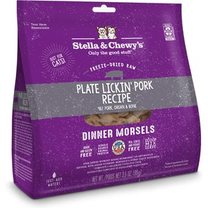 Stella & Chewy's Dinner Morsels Plate Lickin' Pork Recipe Cat Dried Food, 3.5-oz bag