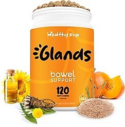 Healthy Pup Glands Fiber Dog Supplement, 120 count