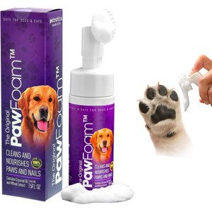 Petnatics The Original PawFoam Dog & Cat Grooming Foam, Purple, 5-oz bottle