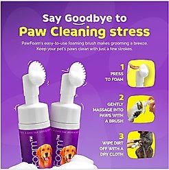 Petnatics The Original PawFoam Dog & Cat Grooming Foam, Purple, 5-oz bottle slide 2 of 9
