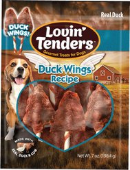 Lovin'Tenders Duck Wings Recipe Dog Jerky Treat, 7-oz bag
