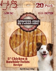 Lovin'Tenders 5-in Chicken & Rawhide Twists Recipe Dog Jerky Treat, 8-oz bag