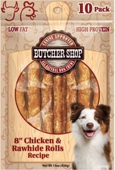 Lovin'Tenders 8-in Chicken & Rawhide Rolls Recipe Dog Treat, 10-oz bag
