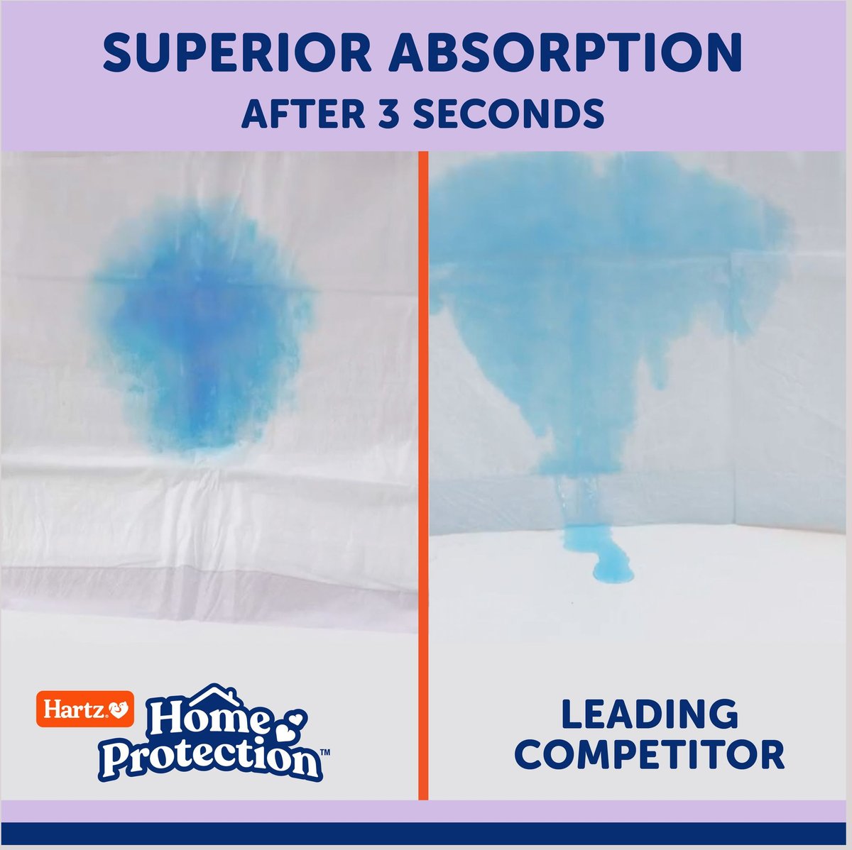 HARTZ Home Protection Odor Eliminating Dog Pee Pads, 21 x 21in, 50