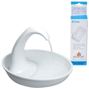 Pioneer pet swan clearance fountain