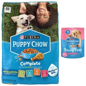 Purina Puppy Chow Complete Dog Dry Food - Chicken, High-Protein, Real Meat,  Size: 30 lb