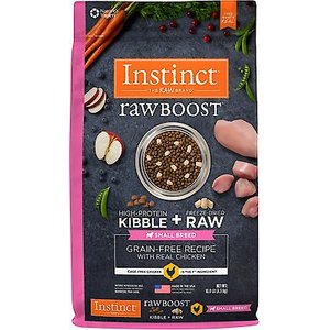 Instinct Raw Boost Small Breed Grain-Free Recipe with Real Chicken & Freeze-Dried Raw Pieces Dry Dog Food, 10-lb bag