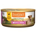 Instinct Original Small Breed Grain-Free Real Chicken Recipe Wet Dog Food, 5.5-oz can, case of 12