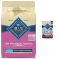 Blue Buffalo Life Protection Formula Small Breed Adult Chicken & Brown Rice Dry Food + Blue Bits Tender Beef Dog Treats