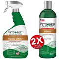Vet's Best Indoor Flea & Tick Home Spray + Advanced Strength Flea & Tick Dog Shampoo, 12-oz bottle