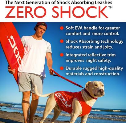 Show full view: EzyDog Zero Shock Absorbing Dog Leash, Bubble Gum, 48-in slide 4 of 8
