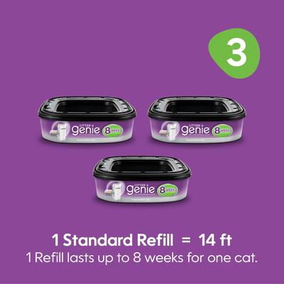 Show full view: Litter Genie Standard Refill, 3 count slide 4 of 13