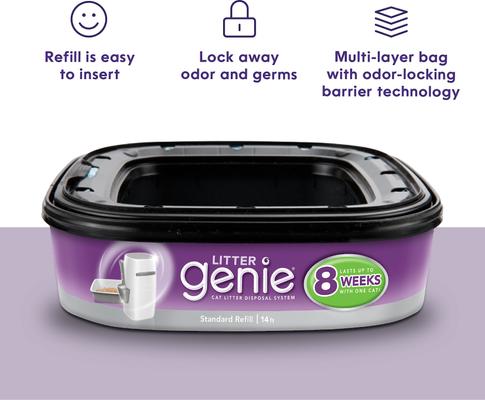 Show full view: Litter Genie Standard Refill, 3 count slide 5 of 13