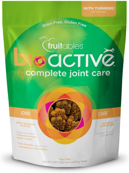 Fruitables BioActive Soft & Glossy Coat Soft Chews Dog Treats
