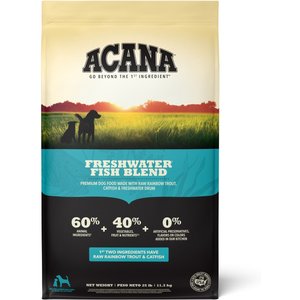 ACANA Freshwater Fish Recipe Grain Free Dry Dog Food 25 lb bag