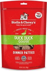 Stella & Chewy's Duck Duck Goose Dinner Patties Freeze-Dried Raw Dog Food