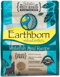 Earthborn Holistic Grain-Free Whitefish Meal Recipe Dog Treats, 14-oz bag