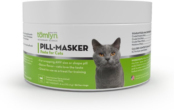 Tomlyn Pill-Masker Bacon Flavored Paste for Cats, 4-oz canister slide 1 of 6