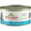 Almo Nature HQS Natural Mackerel in Broth Grain-Free Canned Cat Food, 2.47-oz, case of 24