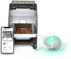 Closer Pets MiBowl+ CP502 Automatic Small Dog & Cat Feeder, White, 12-oz