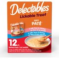 Hartz Delectables Soft Pate Variety Pack Lickable Cat Treats, 1.4-oz pouch, case of 12