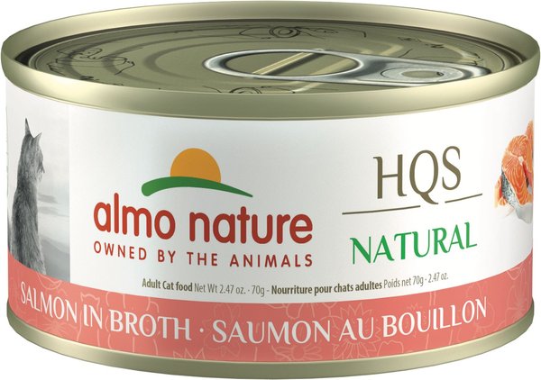 ALMO NATURE HQS Natural Salmon in Broth Grain Free Canned Cat Food