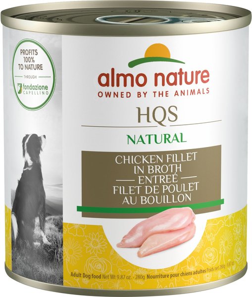Almo Nature Legend HQS Natural Chicken Fillet Adult Grain-Free Canned Dog Food, 9.88-oz, case of 12 slide 1 of 8