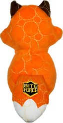 Bite Force Built with Kevlar Tough Plush Fox Dog Toy, Orange slide 2 of 4