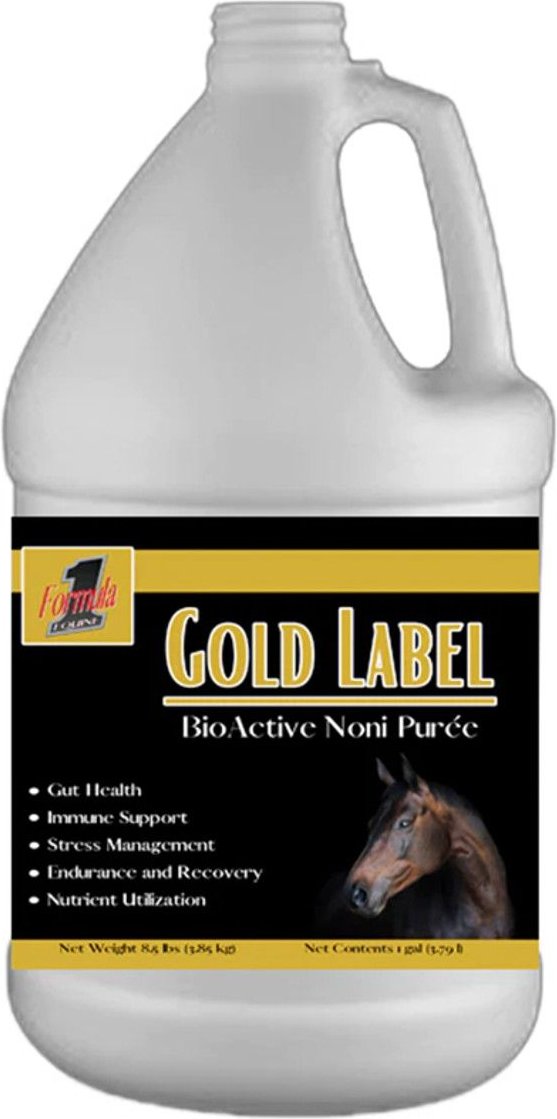 Formula1 Noni Gold Label Liquid Horse Supplement, 1-gal bottle