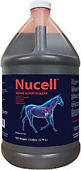 Nutra Cell Labs Nucell Blood Builder Liquid Horse Supplement, 1-gal bottle