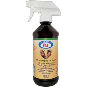 Real Heal Topical Wound Spray for Horses, 16-oz bottle