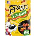 Purina Beggin' Fun Size Bacon & Cheese Flavored Dog Treats, 6-oz pouch