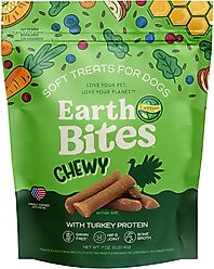 Earthborn Holistic Earthbites Turkey Flavored Grain-Free Soft & Chewy Dog Treats, 7-oz bag slide 1 of 2