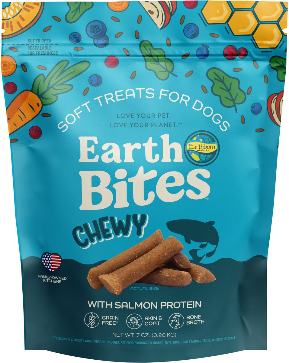 EARTHBORN HOLISTIC Earthbites Salmon Flavored GrainFree Soft & Chewy