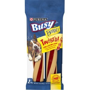 Busy Bone with Beggin' Twist'd! Long-Lasting Small/Medium Dog Treats, 2 count