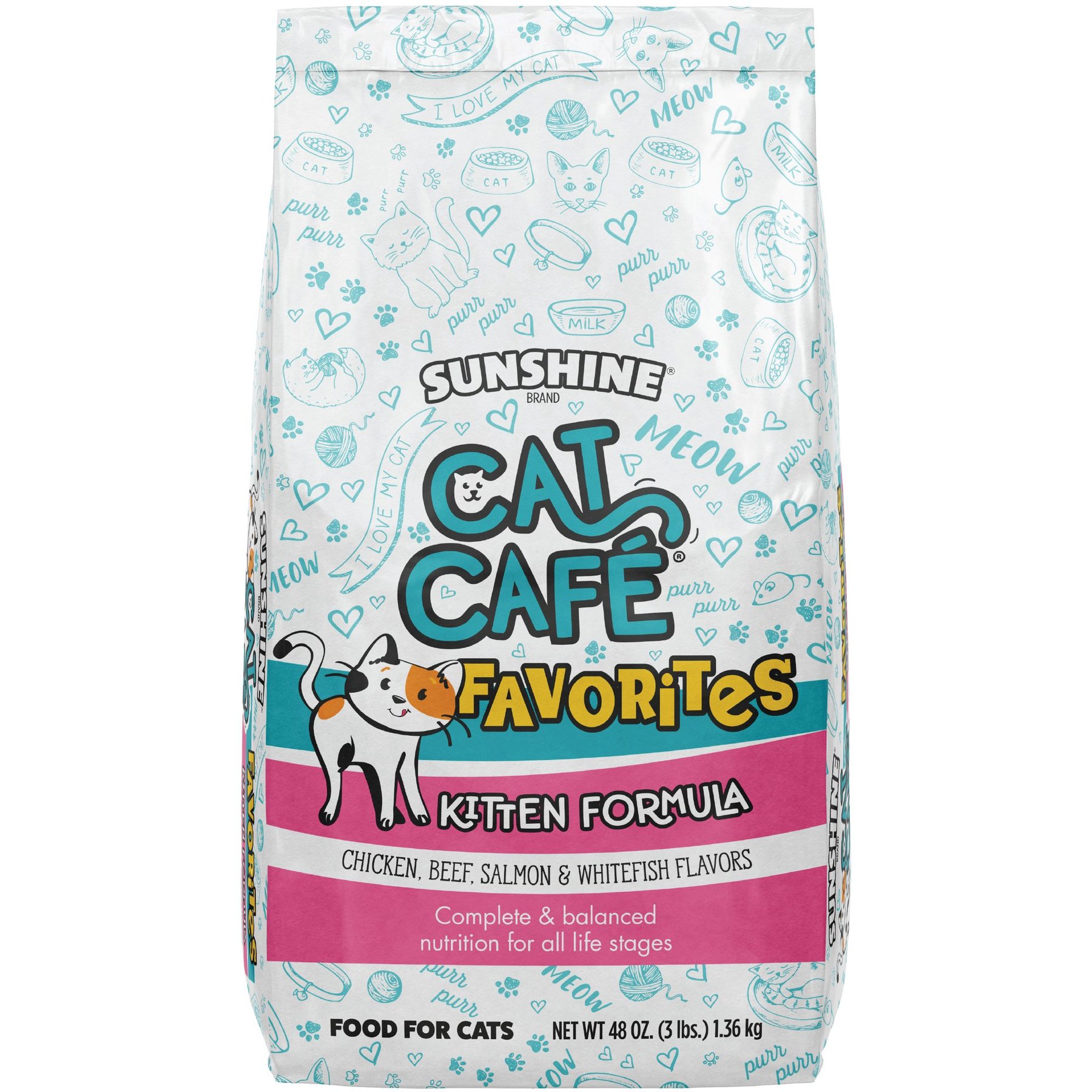 CAT CAFE Kitten Essentials Dry Cat Food 3 lb bag Chewy