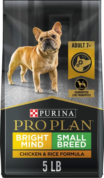 Purina Pro Plan Bright Mind Adult 7+ Small Breed Formula Dry Dog Food, 5-lb bag slide 1 of 11