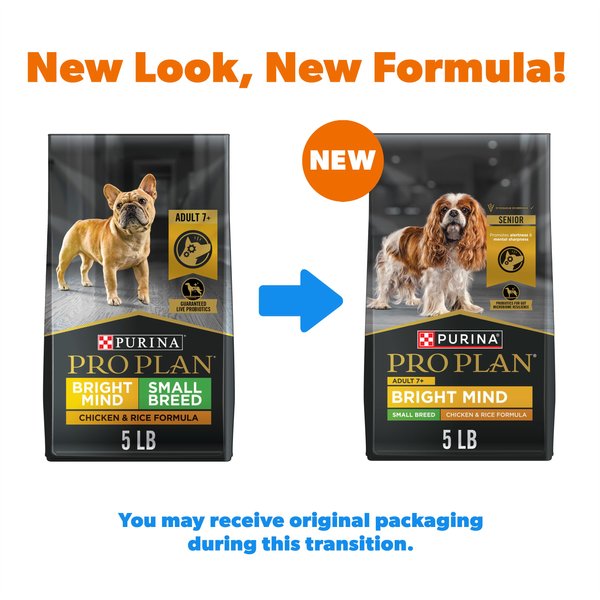 Purina Pro Plan Bright Mind Adult 7+ Turkey & Rice Formula Dry Dog Food