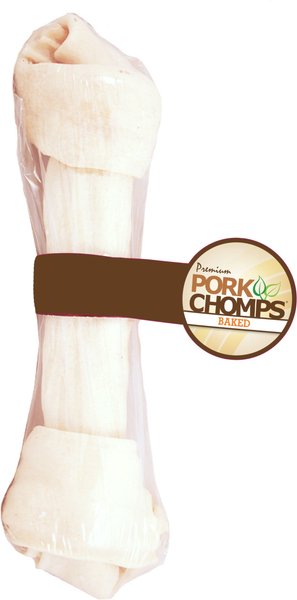 Pork Chomps 11-in Baked Pork Skin Knot Chew Dog Treat, 1 count
