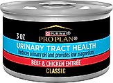 Purina Pro Plan Focus Adult Classic Urinary Tract Health Formula Beef & Chicken Entree Canned Cat Food, 3-oz, c...