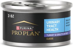 Purina Pro Plan Focus Adult Classic Urinary Tract Health Formula Turkey & Giblets Entree Canned Cat Food, 3-oz, case of 24