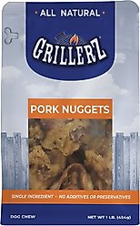 Grillerz Pork Nuggets Dog Treats, 1-lb bag slide 1 of 2