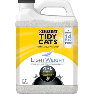 Tidy Cats Lightweight 4-in-1 Scented Clumping Clay Cat Litter, 8.5-lb jug